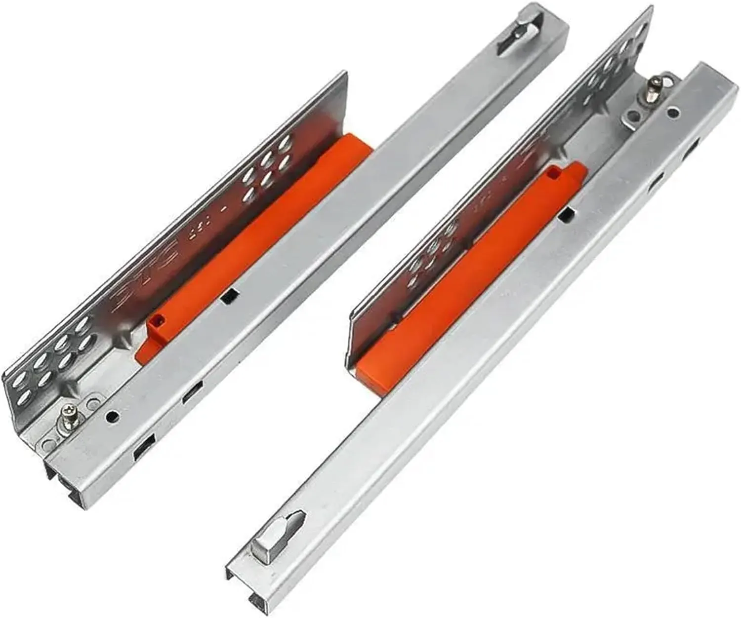 1Pair/ Lot Rebound Press Push to Open Under Mount Furniture Kitchen Bath Drawer Slide Rail Runner 25KG(20inches 500MM)