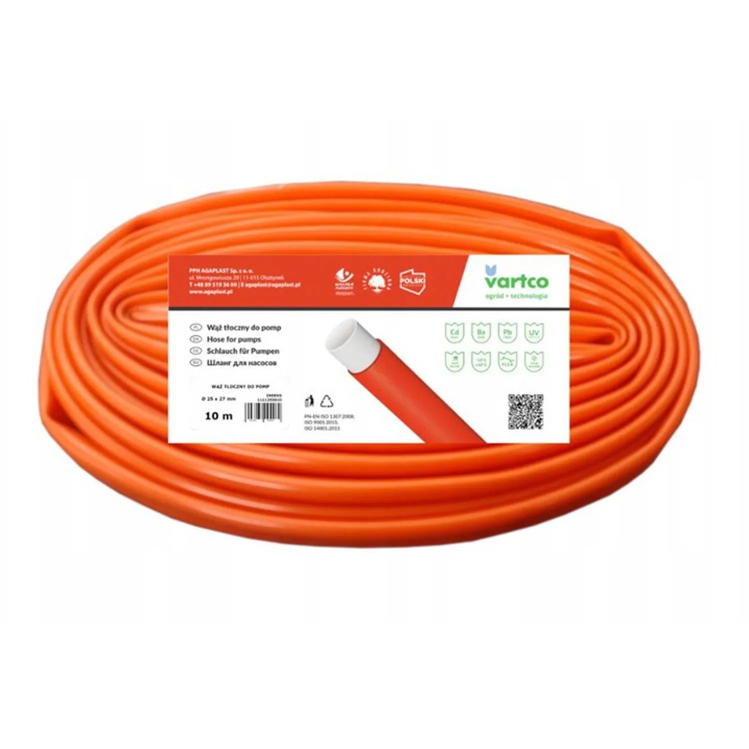 2 Layer Drainage Hose for Submersible Pump UV Resistant Delivery Hose Flexi Hose (1" 25mm 10m)