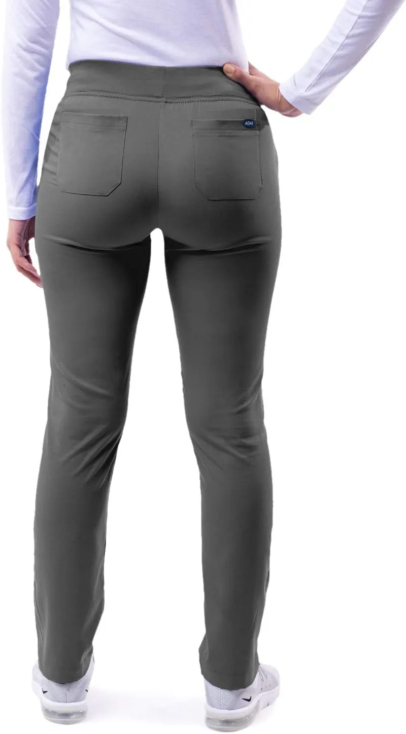 Adar Pro Scrubs for Women - Skinny Leg Yoga Scrub Pants