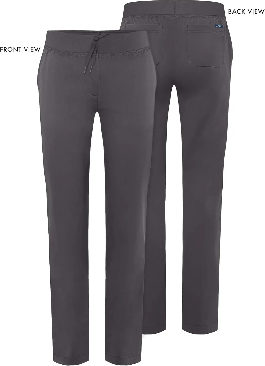 Adar Pro Scrubs for Women - Skinny Leg Yoga Scrub Pants