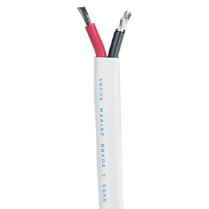 Ancor Standard Duplex Cable - Flat 12-2 AWG - 2 x 3mm&#178; Red-Black - 250'