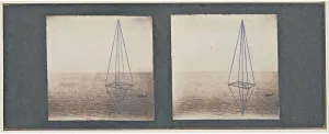 ArtDirect Marcel Duchamp - Handmade Stereopticon Slide 36x14 Extra Large Unframed Art Print Poster Ready for Framing by Vintage Apple Collection