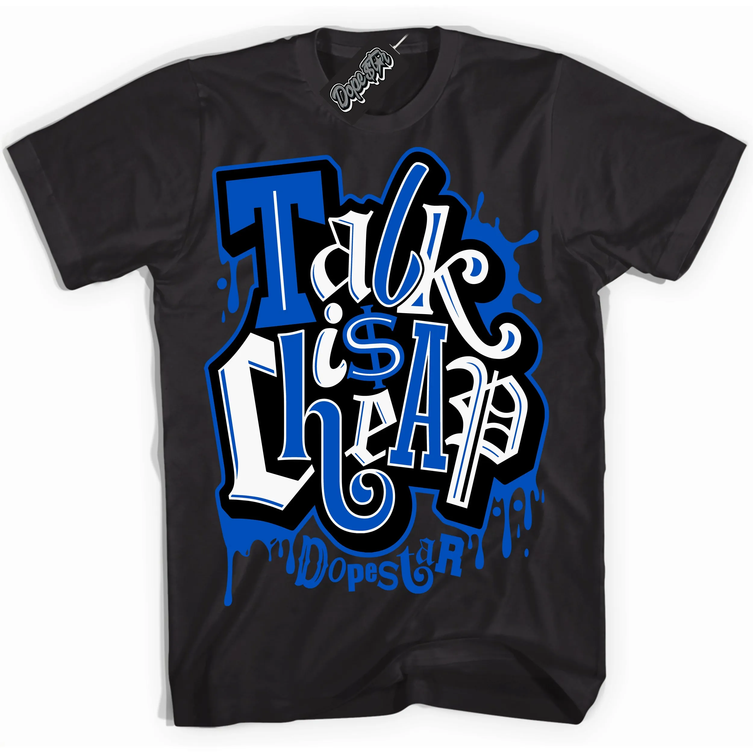 Astronomy Blue Dunk Sneaker Shirt Talk Is Cheap Graphic