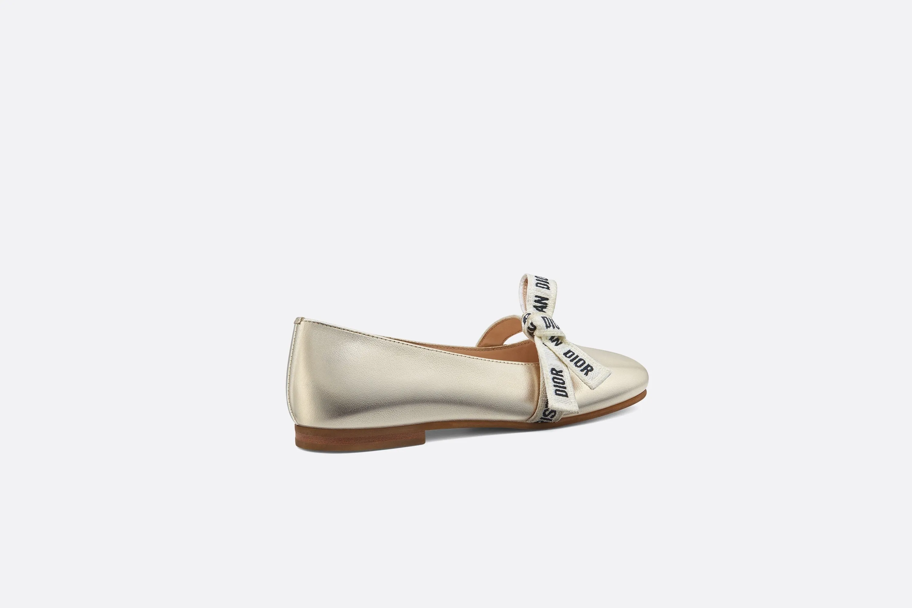Ballerina Flat • Metallic Gold Lambskin