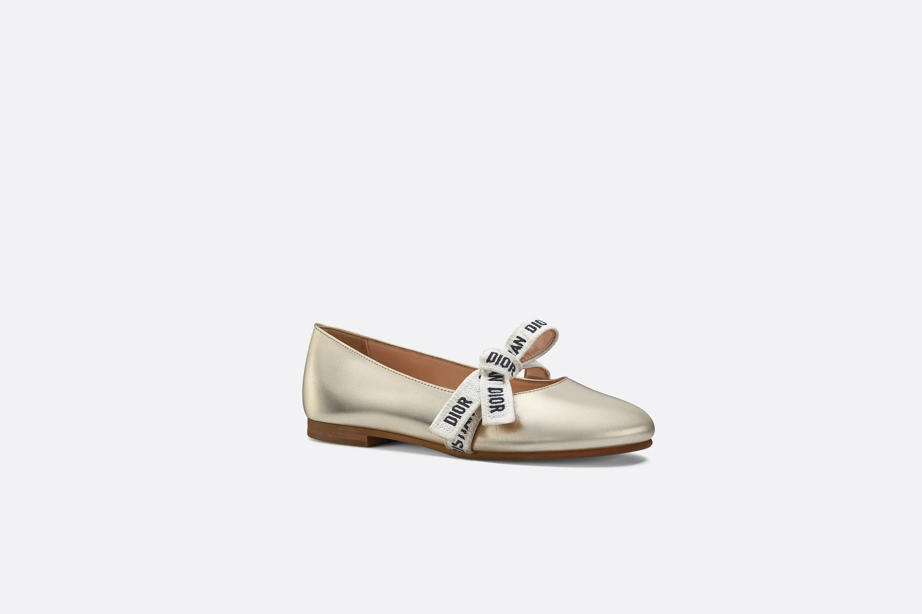 Ballerina Flat • Metallic Gold Lambskin