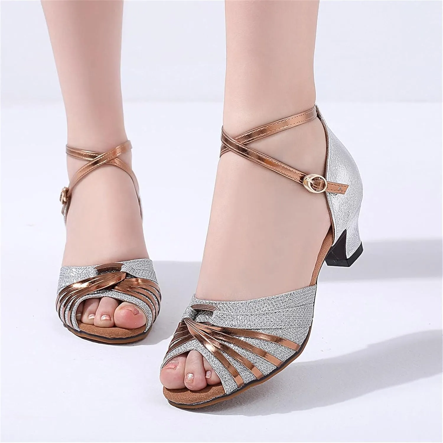 Bamboo Store Thigh High Boots Women Women's Shoes Outdoor Dancing Breathable Heels Thong High Heel Sandals for Women