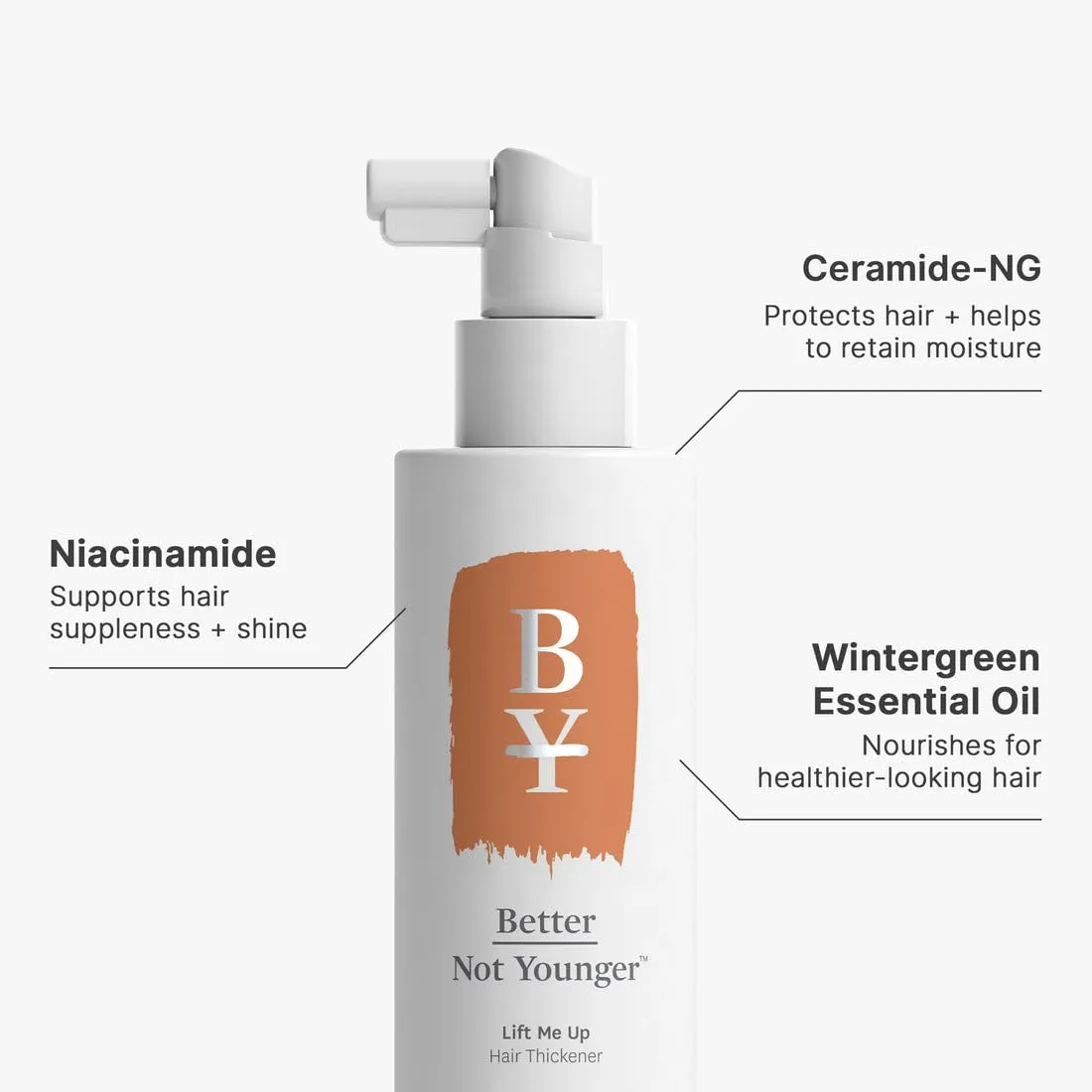 Better Not Younger Volume Styling Bundle: Wake Up Call High Hold Spray & Lift Me Up Hair Thickening Spray