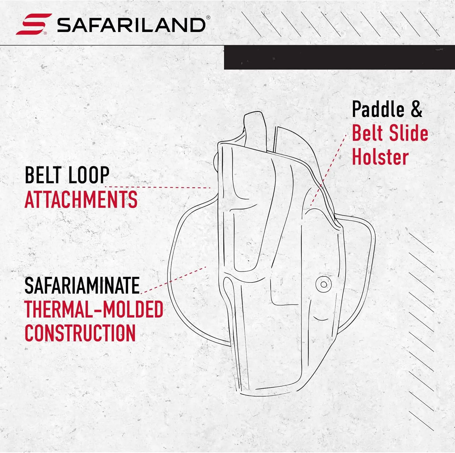 Bianchi Safariland 6378 ALS Paddle & Belt Slide Holster