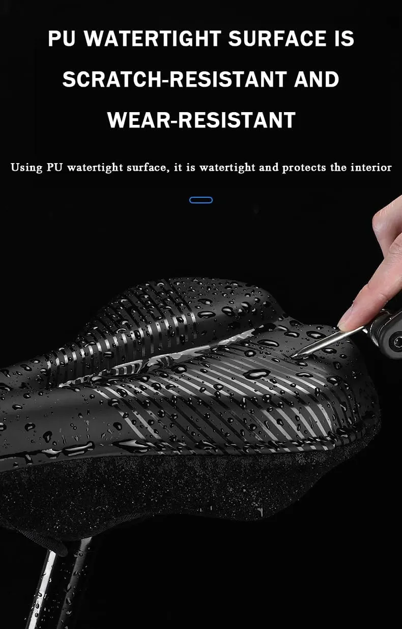 Bike Seat Cushion for Specialized Turbo Creo Turbo Kenevo Turbo Levo Turbo Levo SL Gen 2, Memory Foam & Gel Padded Cover Bicycle Seat for Men Women Shock-Absorbing Comfort Bike Seat Pad,C