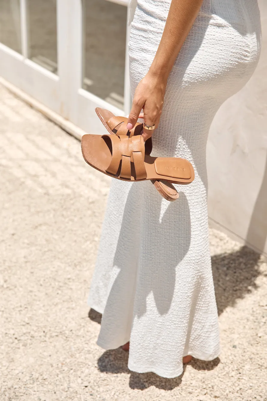 BILLINI Ferna Slide Dark Tan