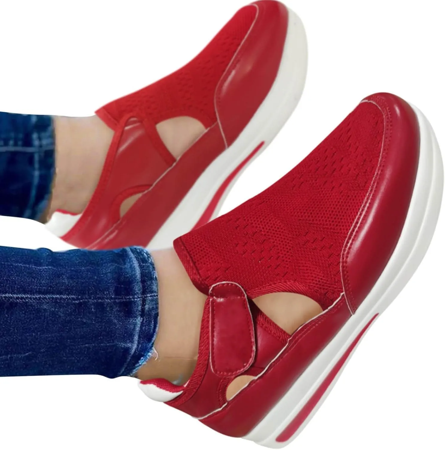 Black and White Fashion Sneakers Women Zapatillas Ortopedicas Cerradas Y Anchas Para Mujer Women's Running Shoes Size 7 Womens Black Sneakers Size 9.5 Wide Comfy Shoes for Women Slip On Dressy