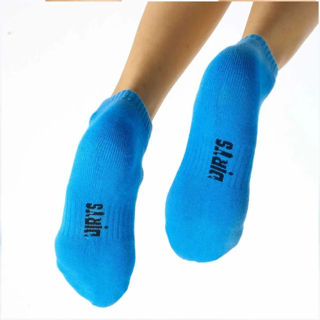 Black | Light Blue | White Cotton Socks (3 x PAIR)