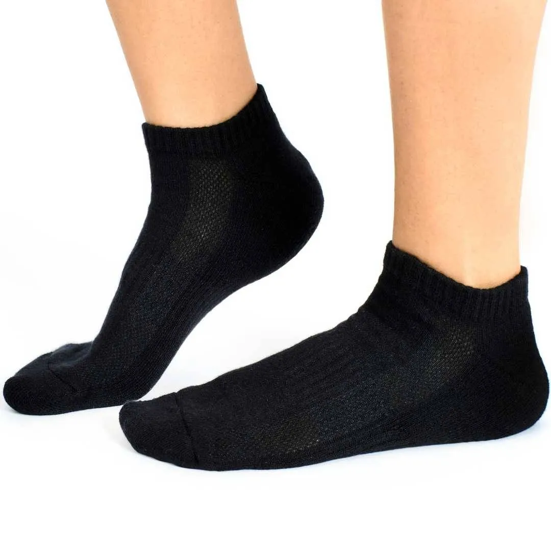 Black | Light Blue | White Cotton Socks (3 x PAIR)