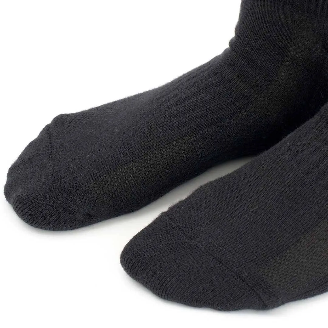 Black | Light Blue | White Cotton Socks (3 x PAIR)