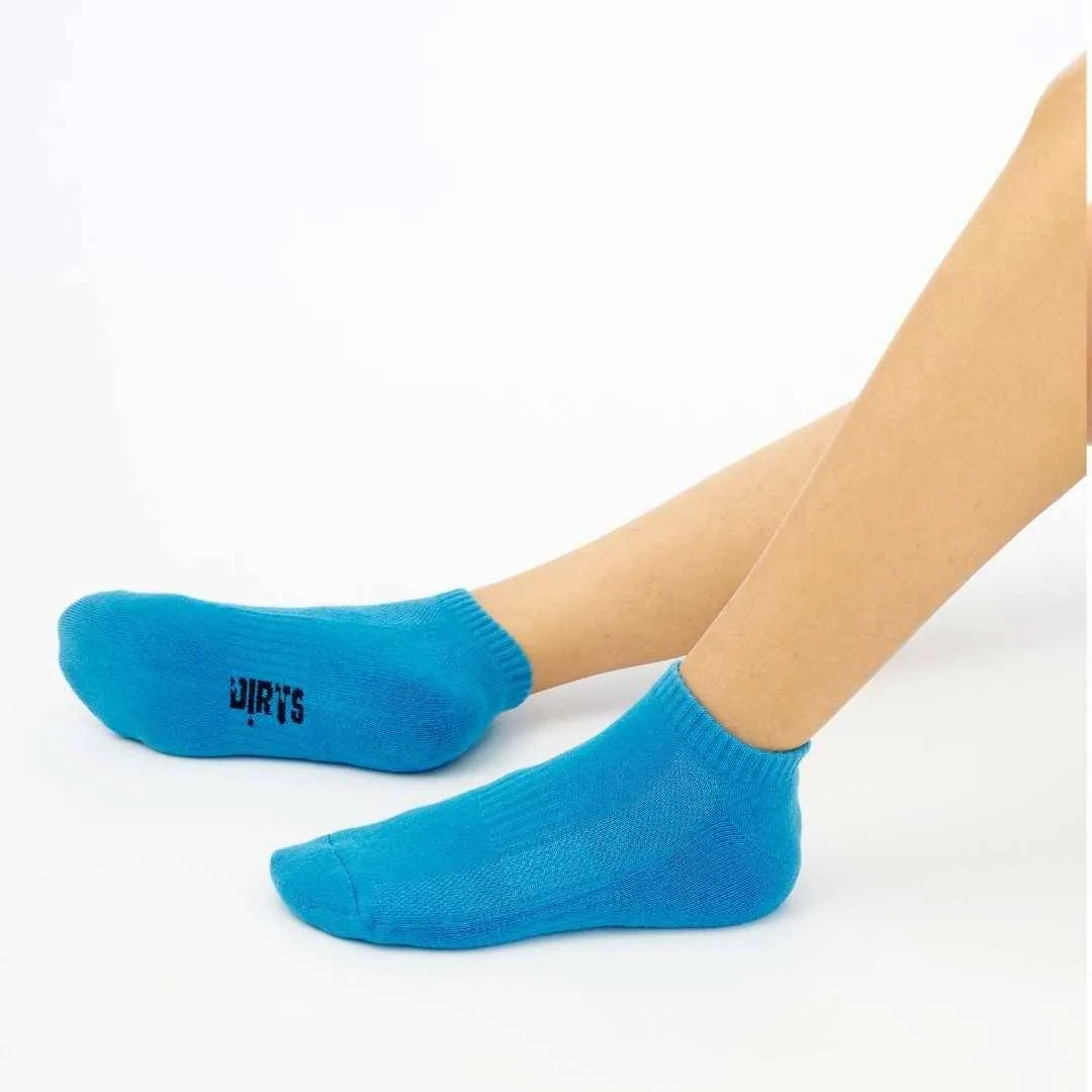 Black | Light Blue | White Cotton Socks (3 x PAIR)