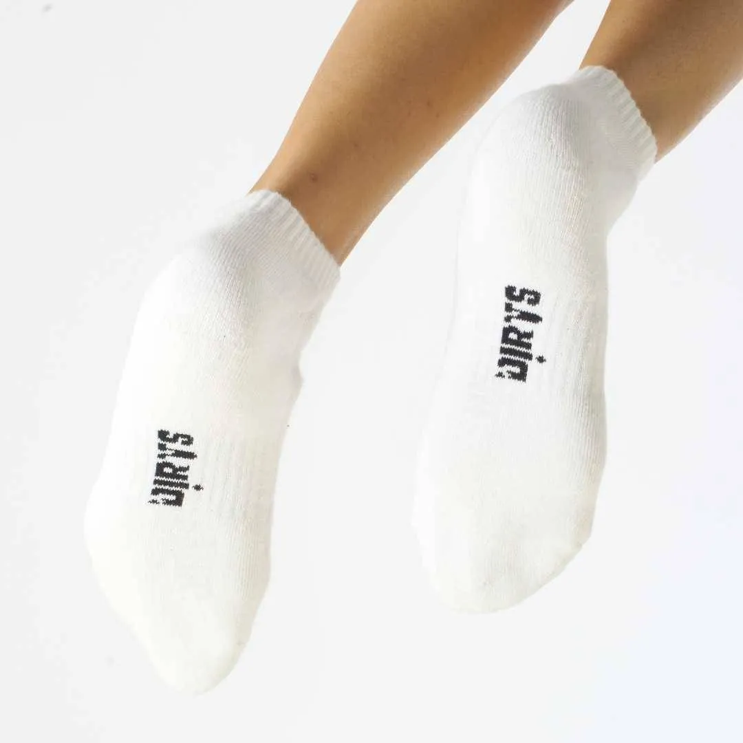 Black | Light Blue | White Cotton Socks (3 x PAIR)