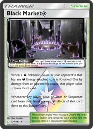 Black Market 134/181 PRISM RARE FOIL