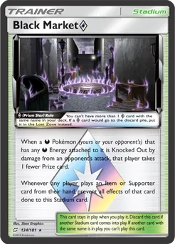 Black Market 134/181 PRISM RARE FOIL