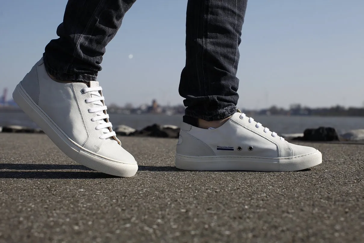 Blueport JIB Sneaker aus Segeltuch
