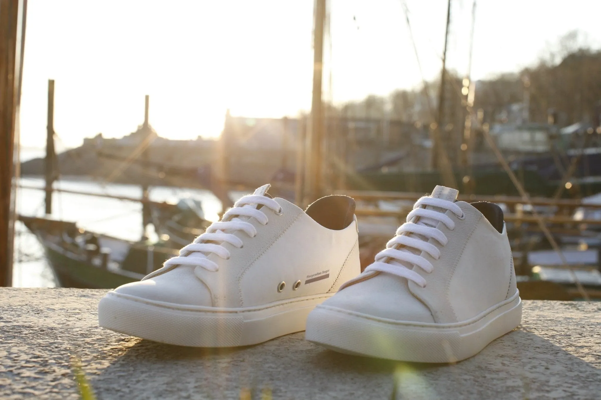 Blueport JIB Sneaker aus Segeltuch
