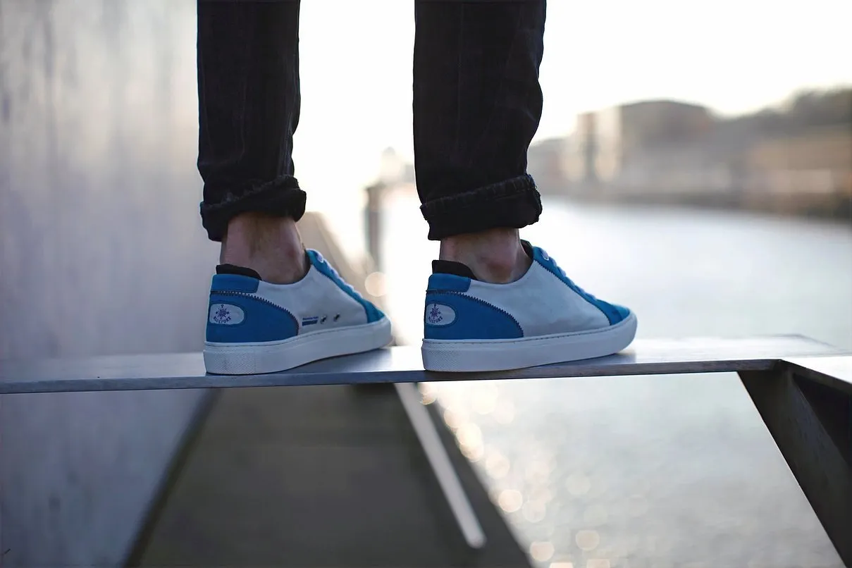 Blueport JIB Sneaker aus Segeltuch