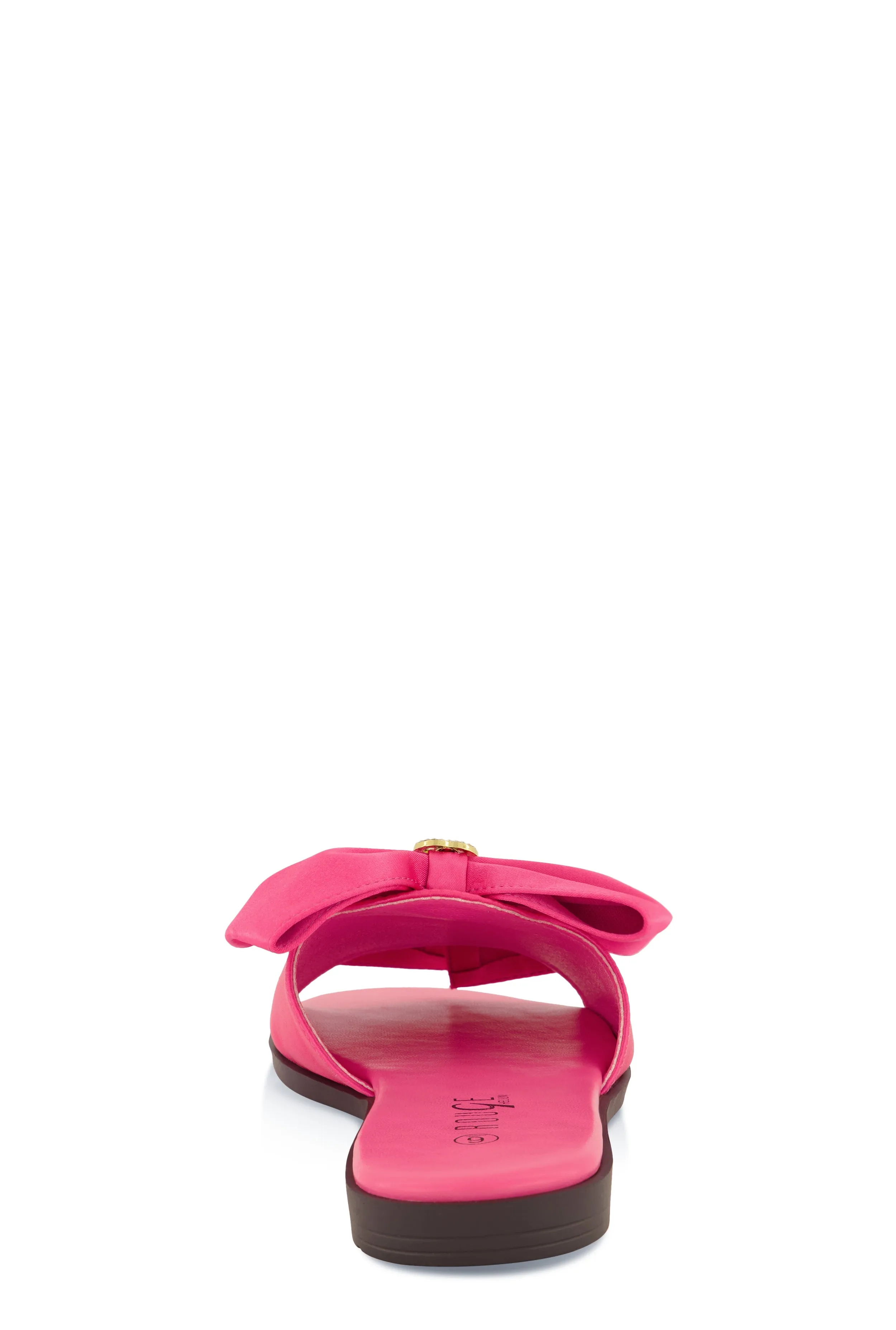Bow Band Open Toe Slide Sandals