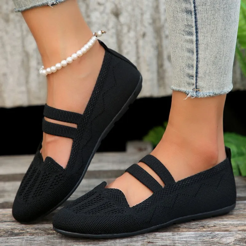 Breathable Summer Slippers for Women – Comfortable Mesh Slides with Straps