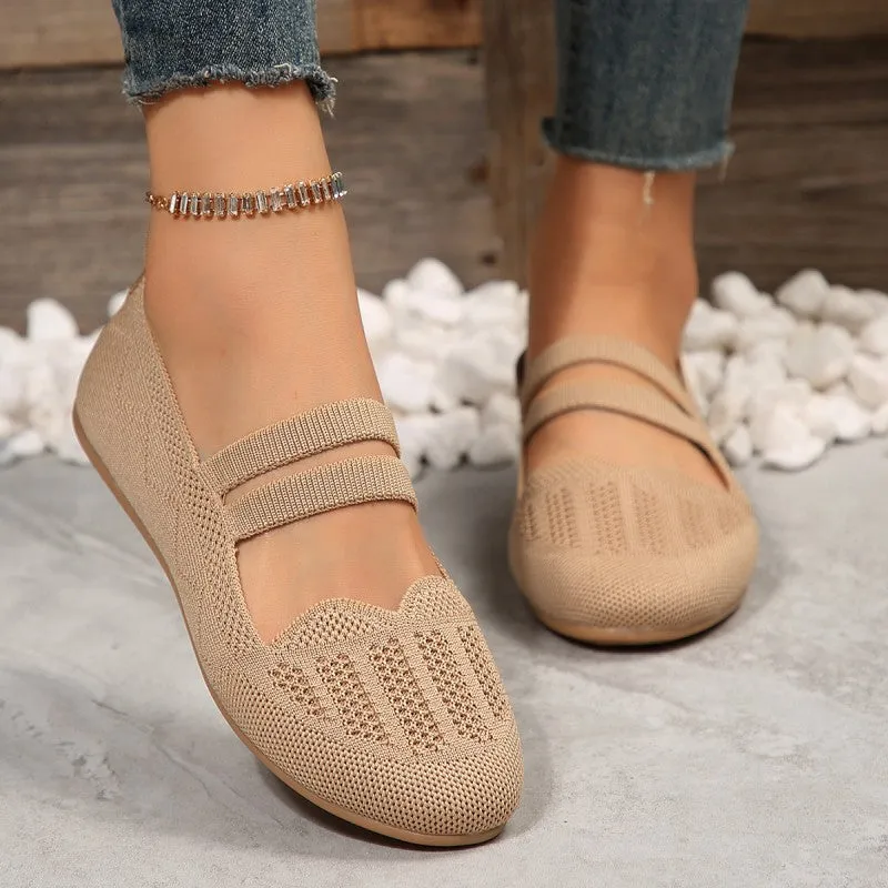 Breathable Summer Slippers for Women – Comfortable Mesh Slides with Straps