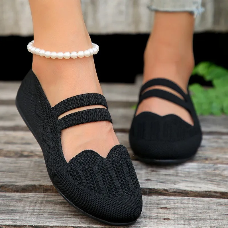 Breathable Summer Slippers for Women – Comfortable Mesh Slides with Straps