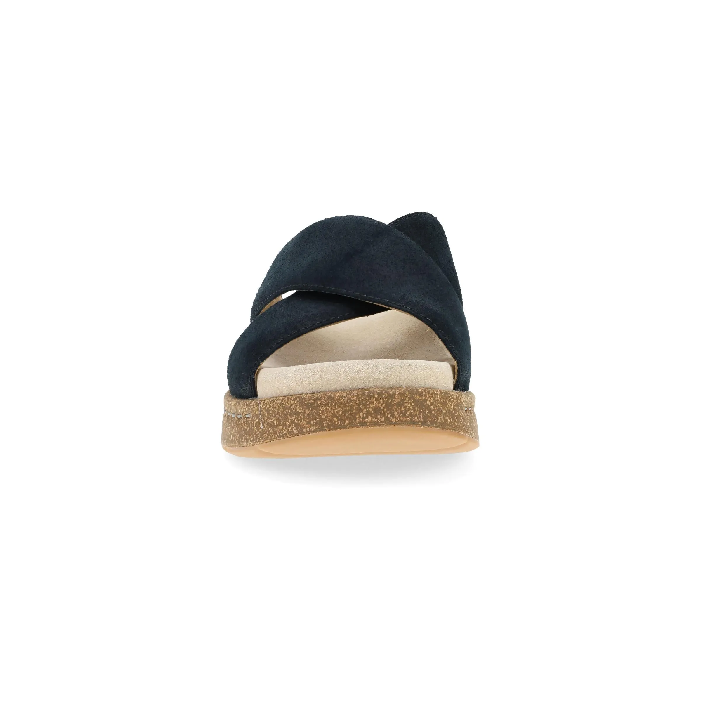 Bridget Black Burnished Suede