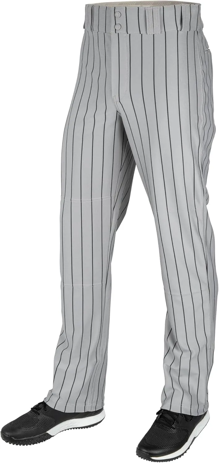 CHAMPRO Men's Triple Crown 2.0 Open Bottom Baseball Pants with Pinstripes