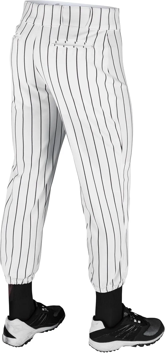 CHAMPRO Men's Triple Crown 2.0 Open Bottom Baseball Pants with Pinstripes