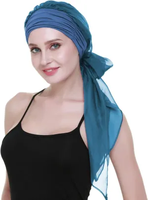 Chemo Headwear Turbans for Women Long Hair Head Scarf Headwraps Cancer Hats