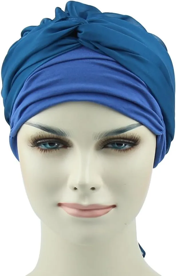 Chemo Headwear Turbans for Women Long Hair Head Scarf Headwraps Cancer Hats