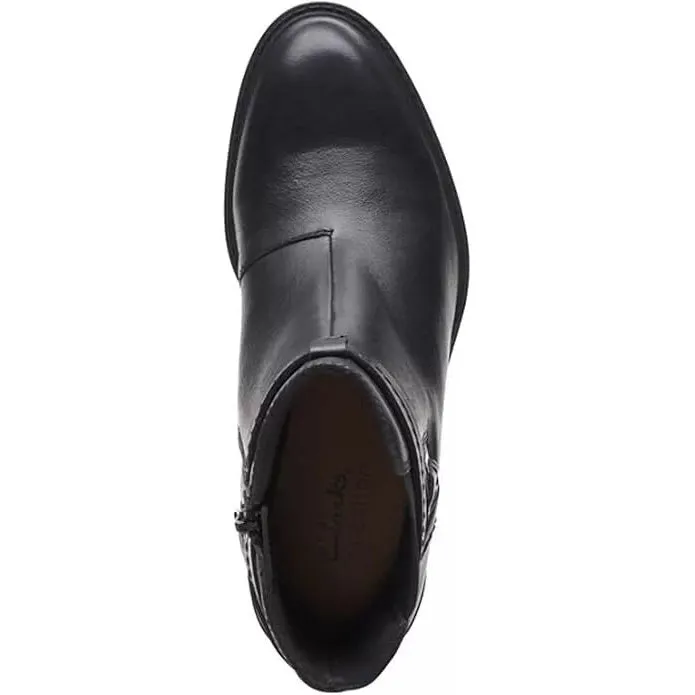 Clarks Women's Scene Star Black Leather 26167462