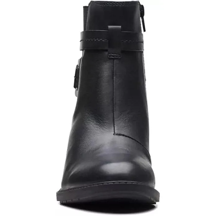 Clarks Women's Scene Star Black Leather 26167462