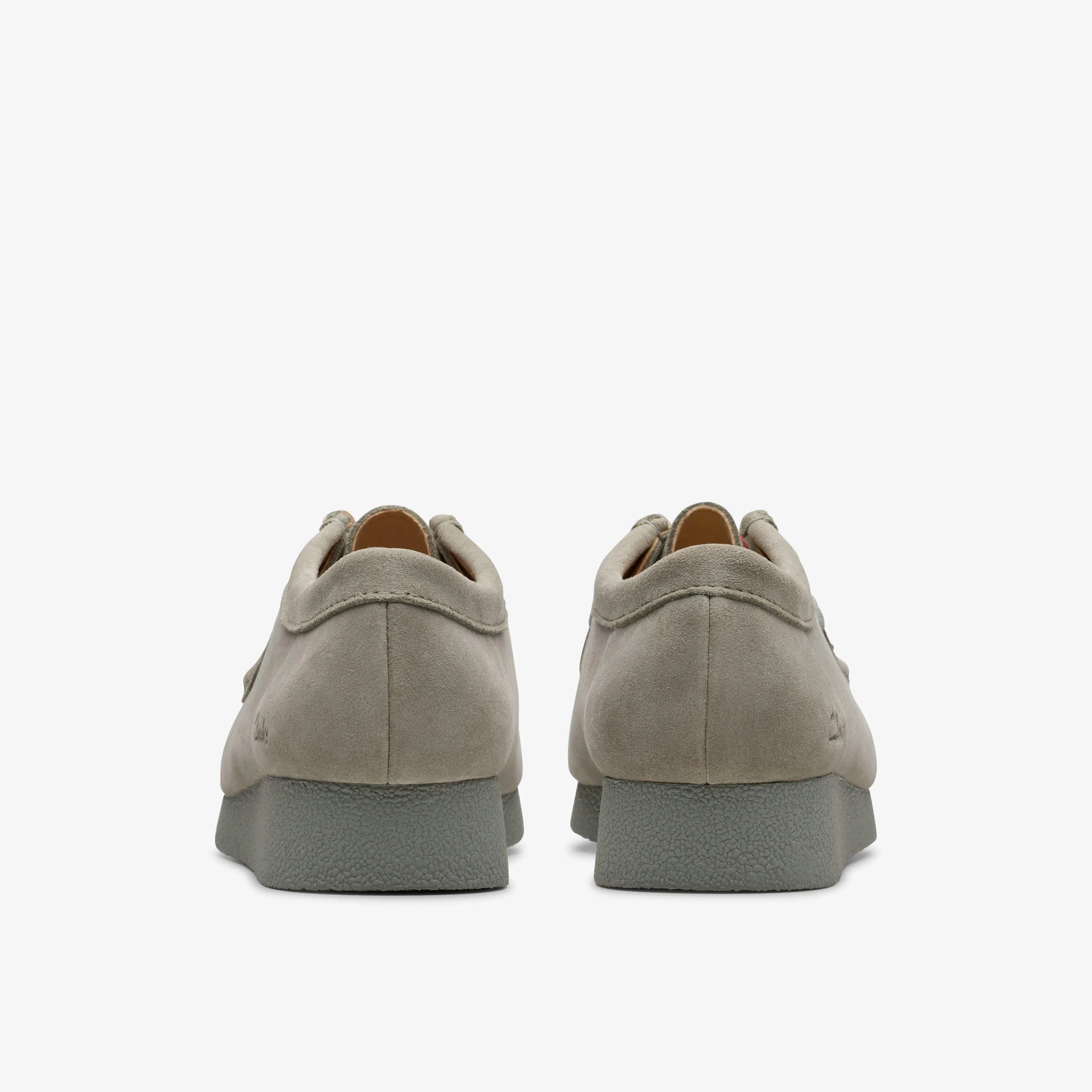 Clarks Women's WallabeeEVOSh Light Green Suede 26181478