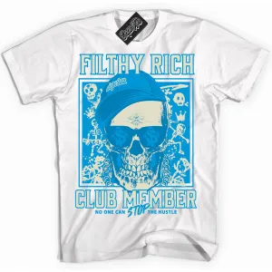 Coconut Milk University Blue Dunk Sneaker Shirt Filthy Rich Graphic