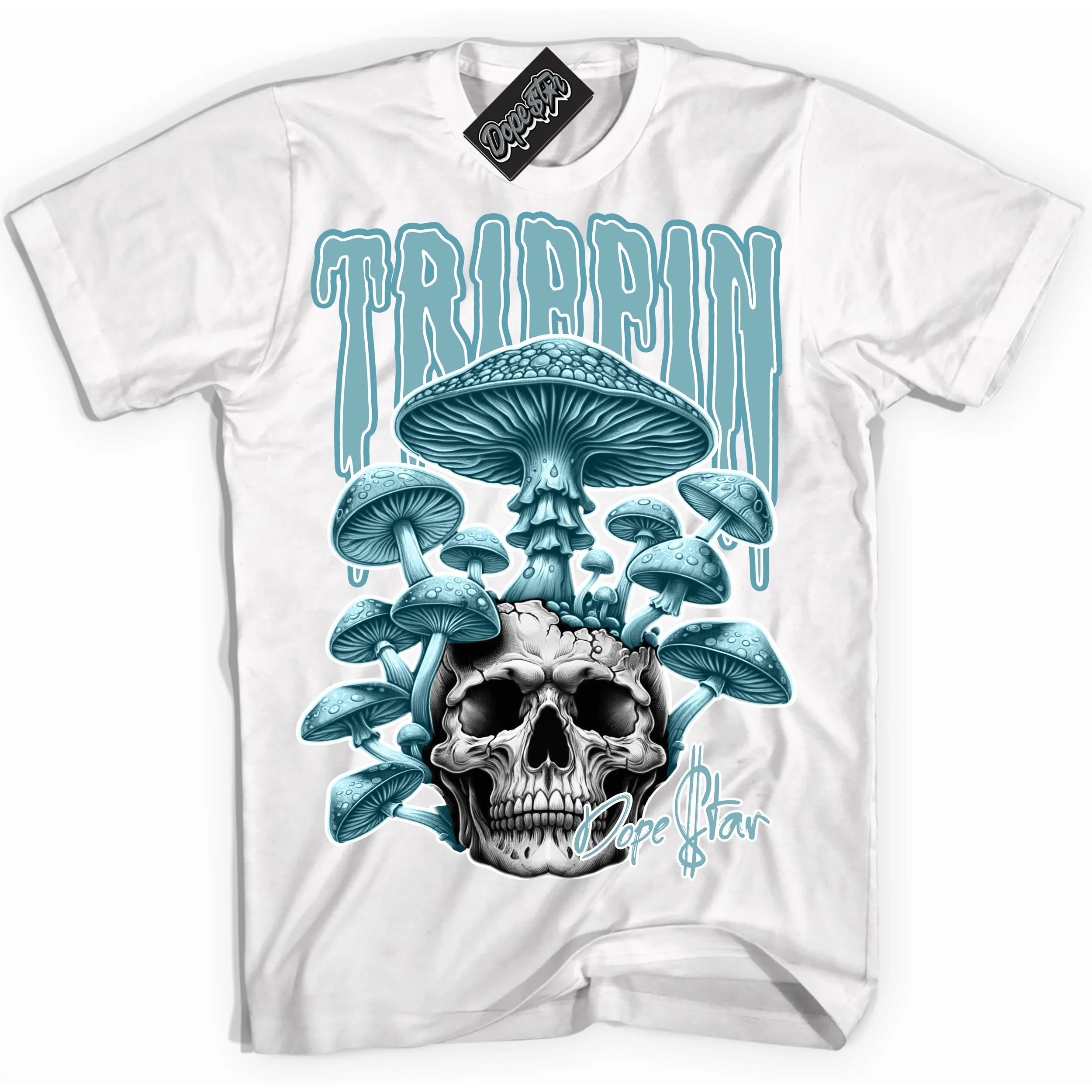 Denim Turquoise Dunk Sneaker Shirt Trippin Graphic