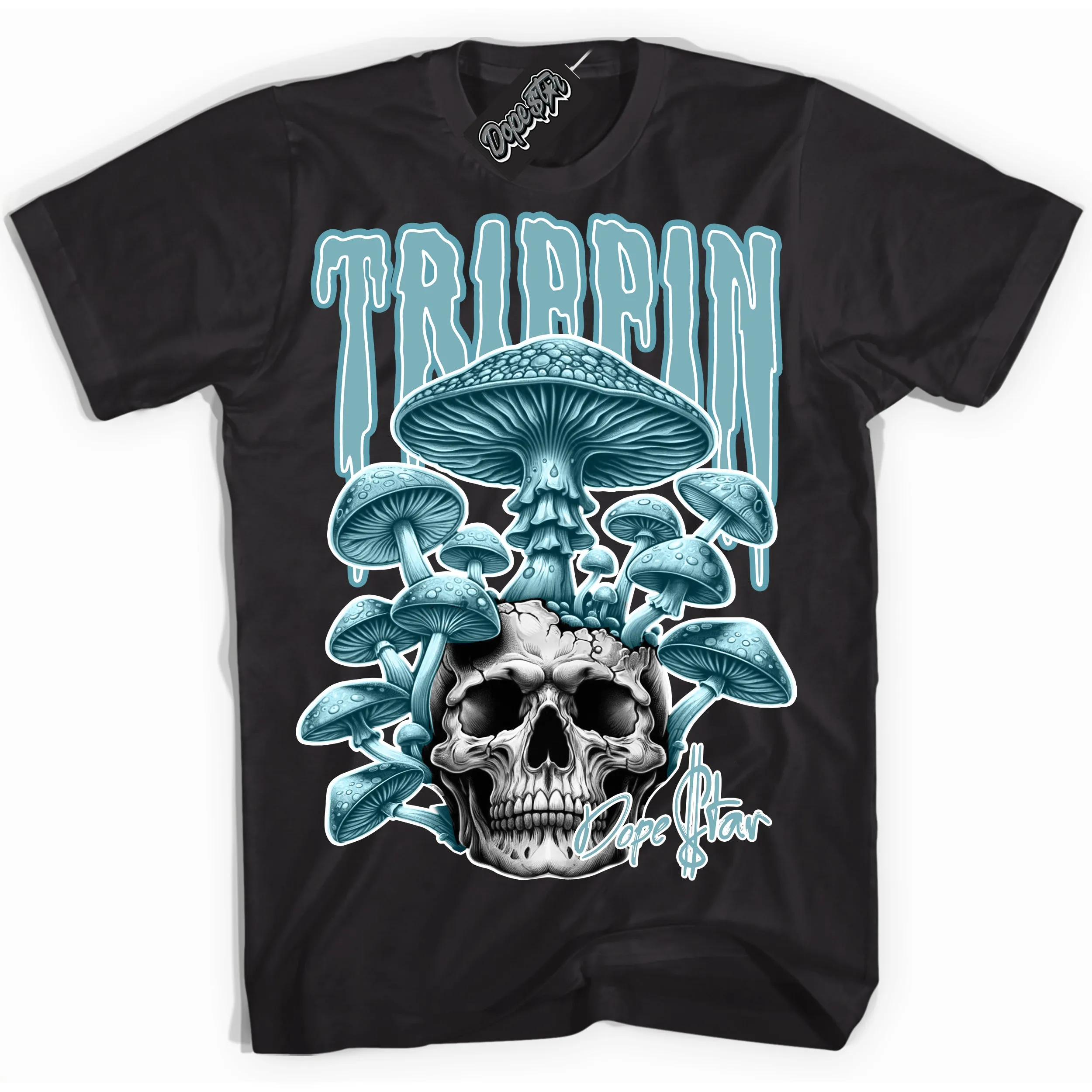 Denim Turquoise Dunk Sneaker Shirt Trippin Graphic
