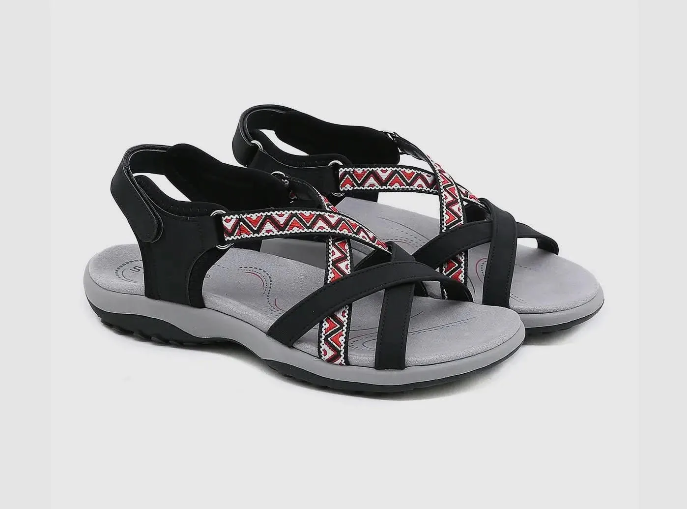 FitVille Damen flache Sport-Sandalen