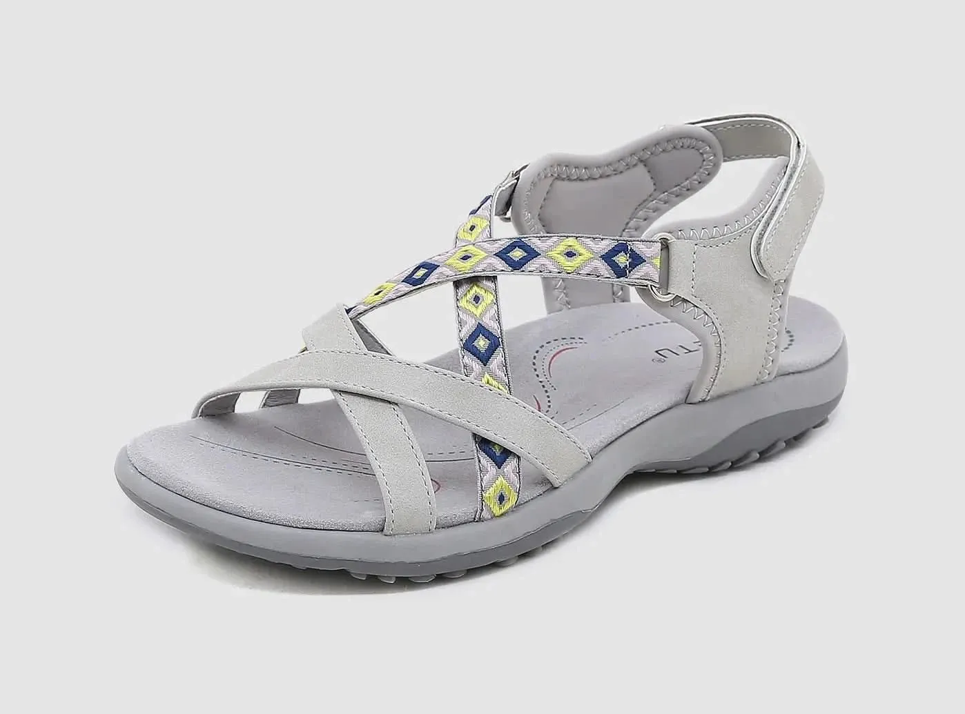 FitVille Damen flache Sport-Sandalen