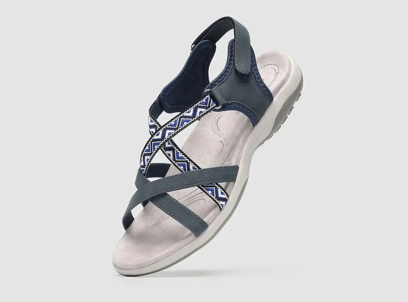 FitVille Damen flache Sport-Sandalen