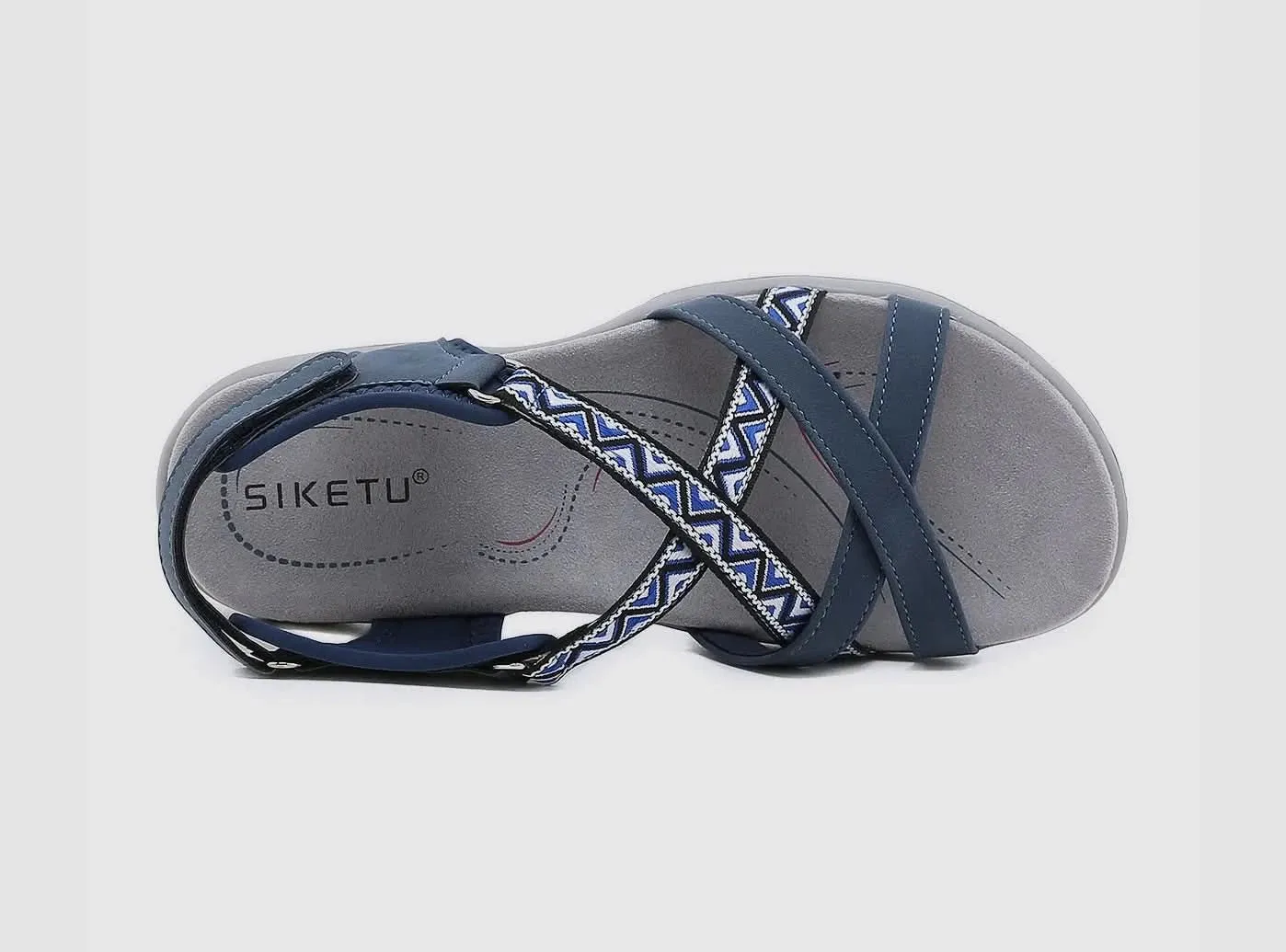 FitVille Damen flache Sport-Sandalen