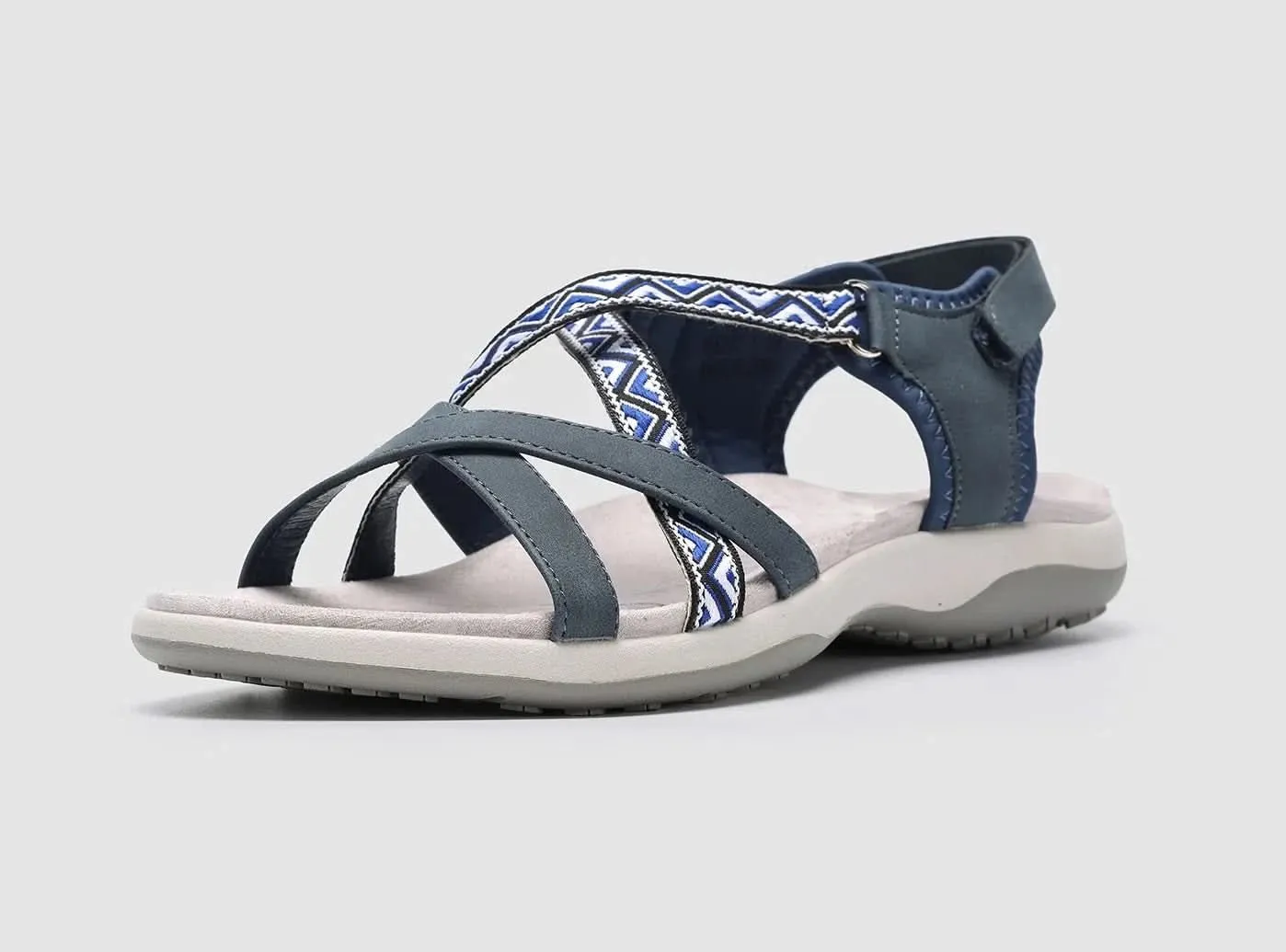 FitVille Damen flache Sport-Sandalen