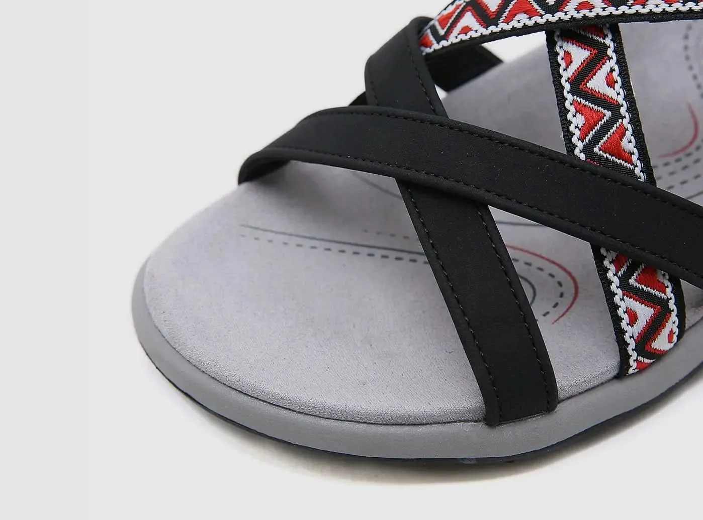 FitVille Damen flache Sport-Sandalen