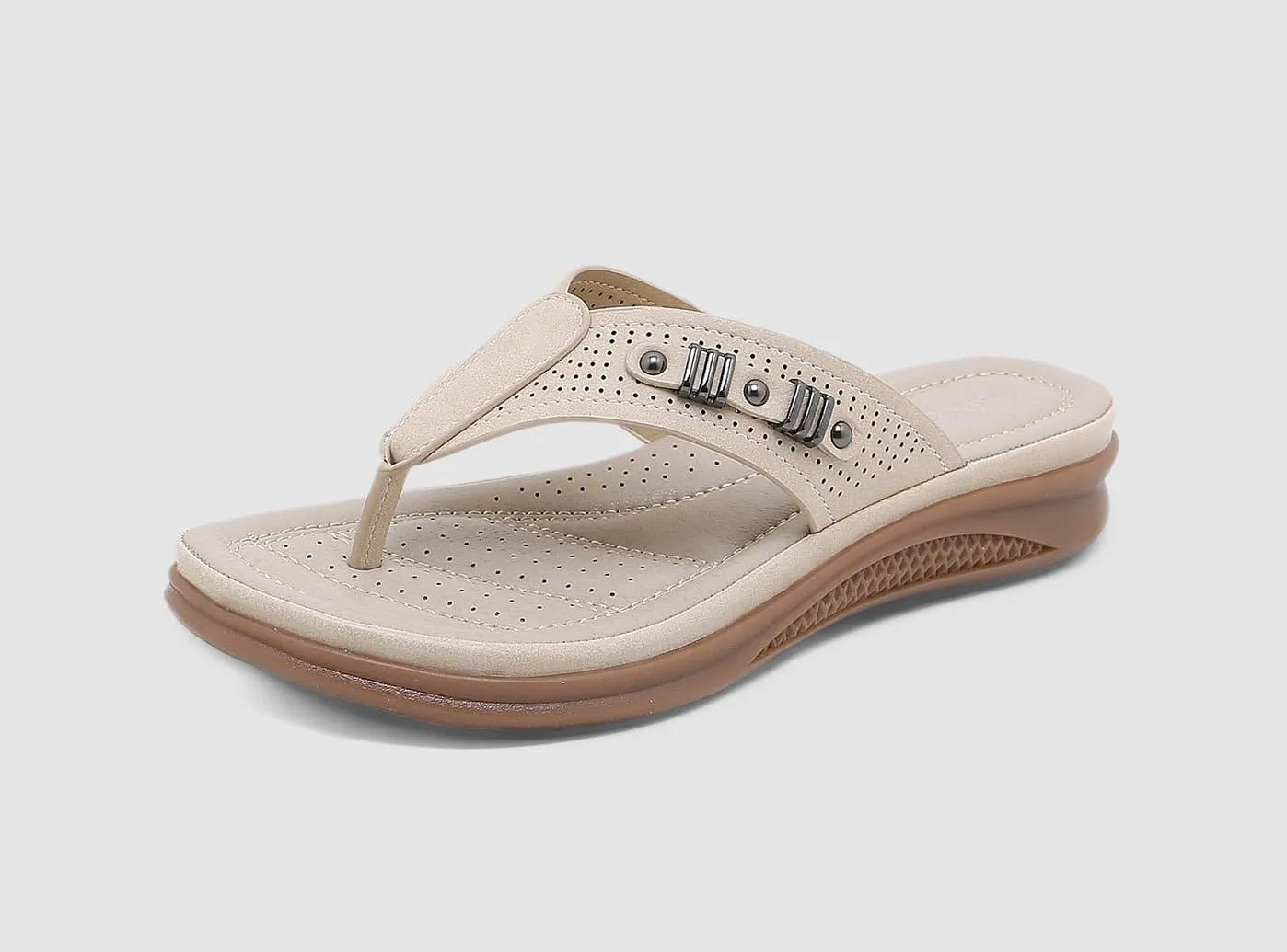 FitVille Damen FlipFlick Flip Flops V2