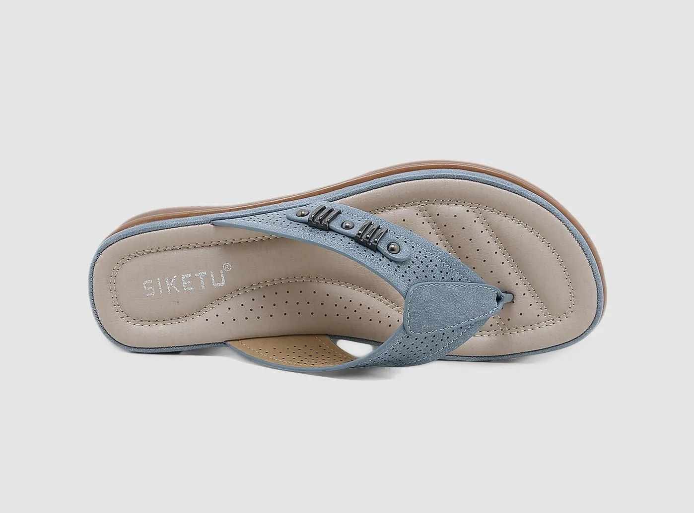 FitVille Damen FlipFlick Flip Flops V2