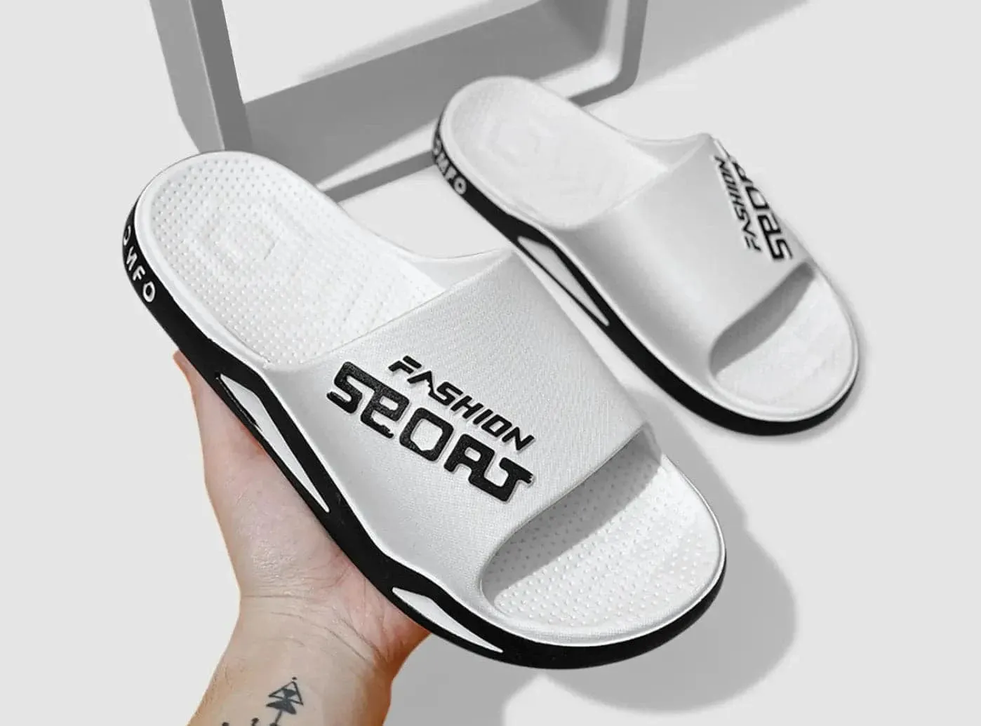 FitVille Herren GlidePro Slide Sandalen