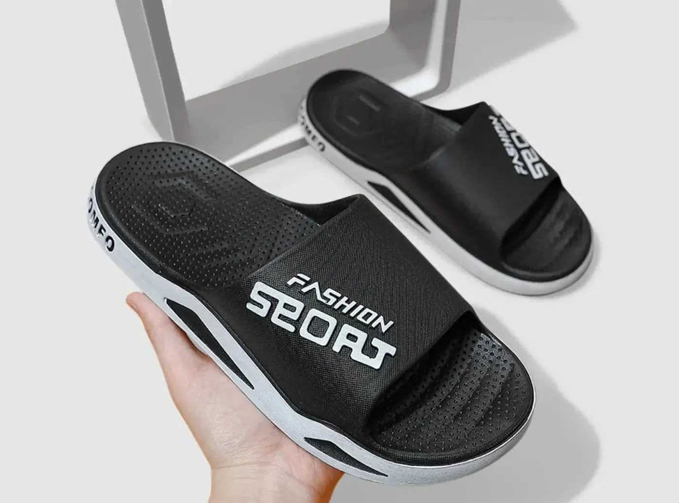 FitVille Herren GlidePro Slide Sandalen